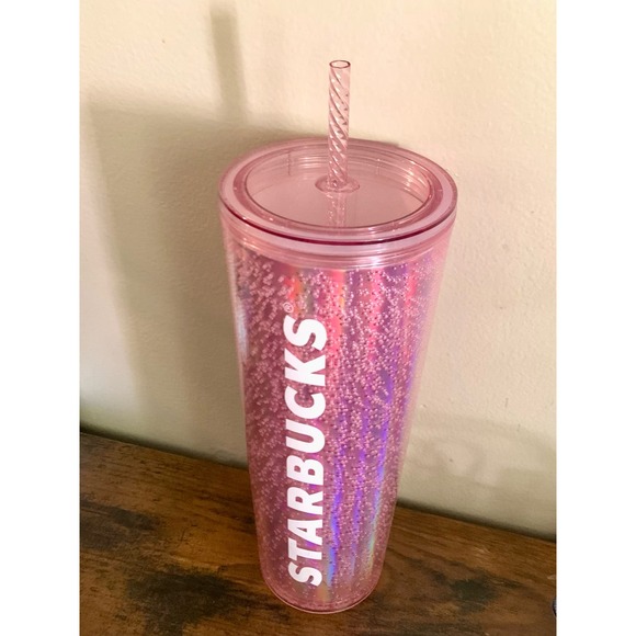 Starbucks Other - New Starbucks 2023 Holiday Pink Bubble Venti Tumbler 24oz